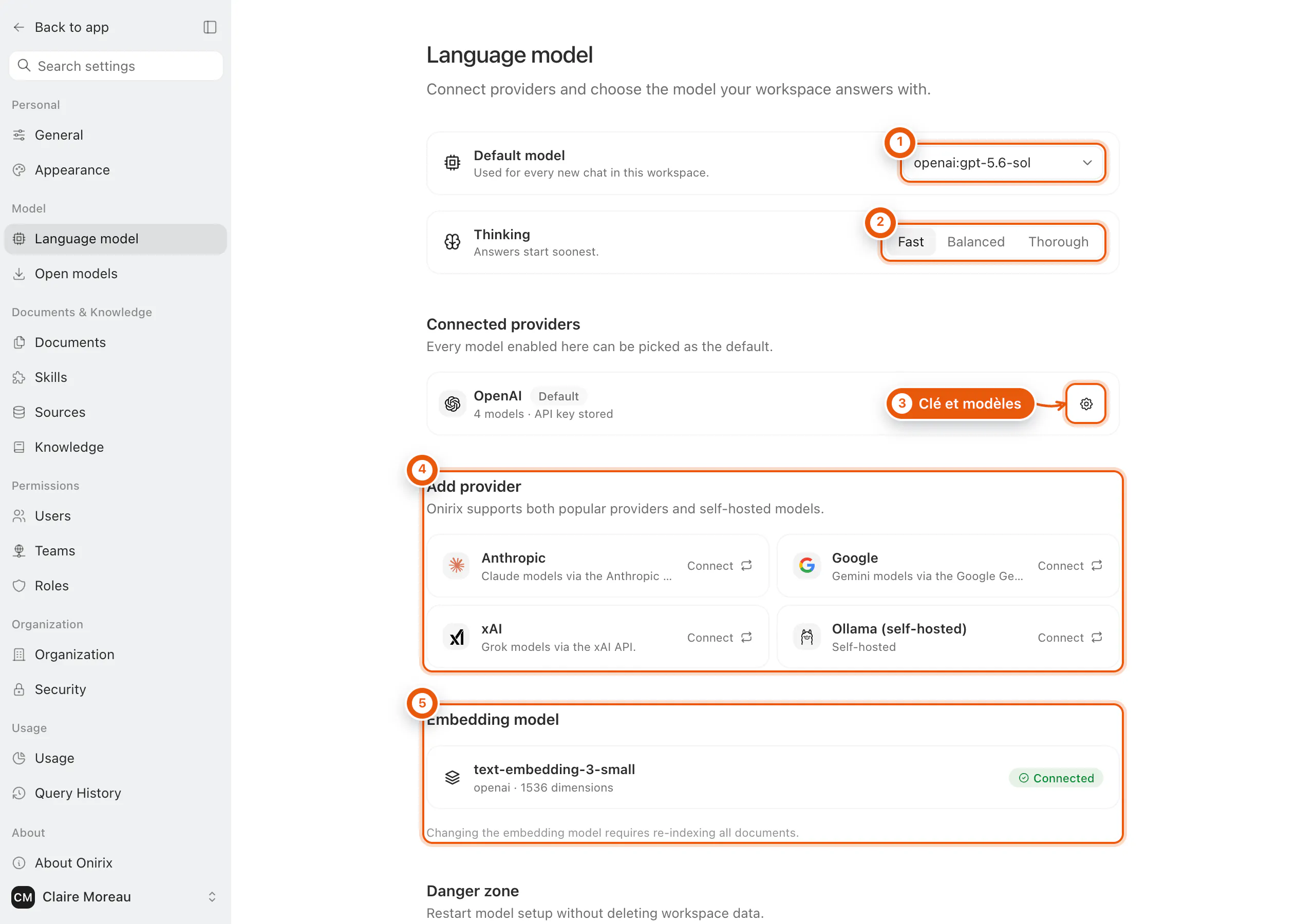 Les modèles de langage